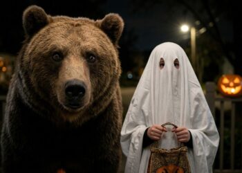 Bear Costume Farm Trick Goes Viral