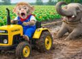 Monkey-Proof Farm Trick Amazes
