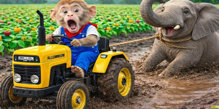 Monkey-Proof Farm Trick Amazes